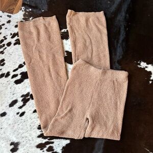 PrettyLittleThing Tan Knit Pants